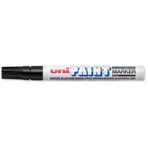 uni Paint Marker Bullet Tip Medium Point Px20 Line Width 2.2-2.8mm Black Ref 124479000 [Pack 12]