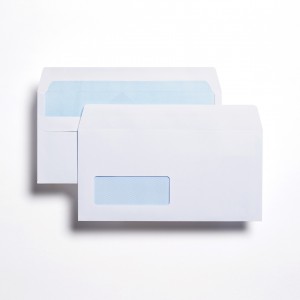 DL Envelopes  Self Seal Window 110 x 220 mm 80gsm White