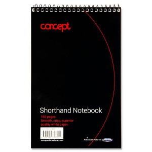 Shorthand Spiral Notebook 160 Pages