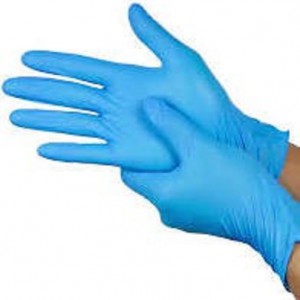 Vinyl Gloves Powder-Free Medium Blue Pk 100