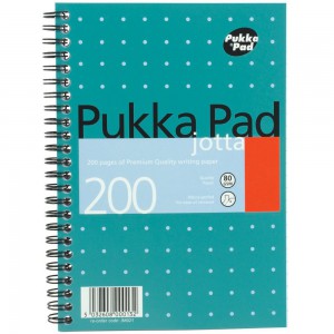 Pukka Pad A5 Jotta Metallic Notepad Wirebound Green