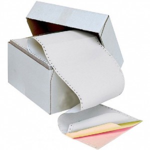 Listing Paper Plain 3-Part NCR 60gsm 279 x 241mm White/Pink/Yellow