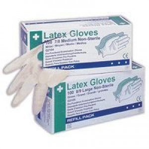 Wallace Cameron Latex Gloves Disposable Large Pack of 100 2603006