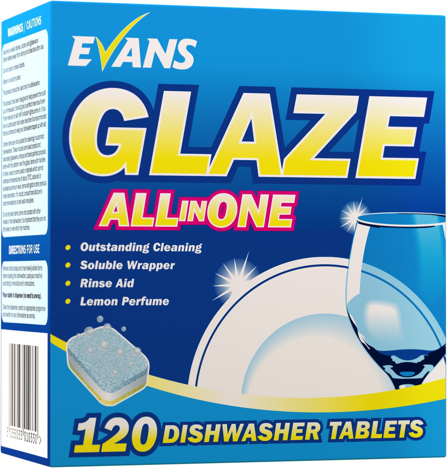 Evans+Glaze+Dishwasher+Tablets+Pack+120