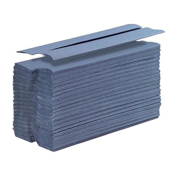 1+Ply+Blue+C-Fold+Hand+Towel+Packed+2850+Sheets+