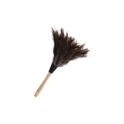 Lambskin+Specialties+Feather+Duster+-+12%22+Overall%2C+Shaped+Wood+Handle+Ostrich+Feathers+%E2%80%93+6%22+Plume+D12EC+%5BTF-612%5D