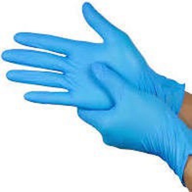 Nitrile+Powder-Free+Gloves+Large+Blue