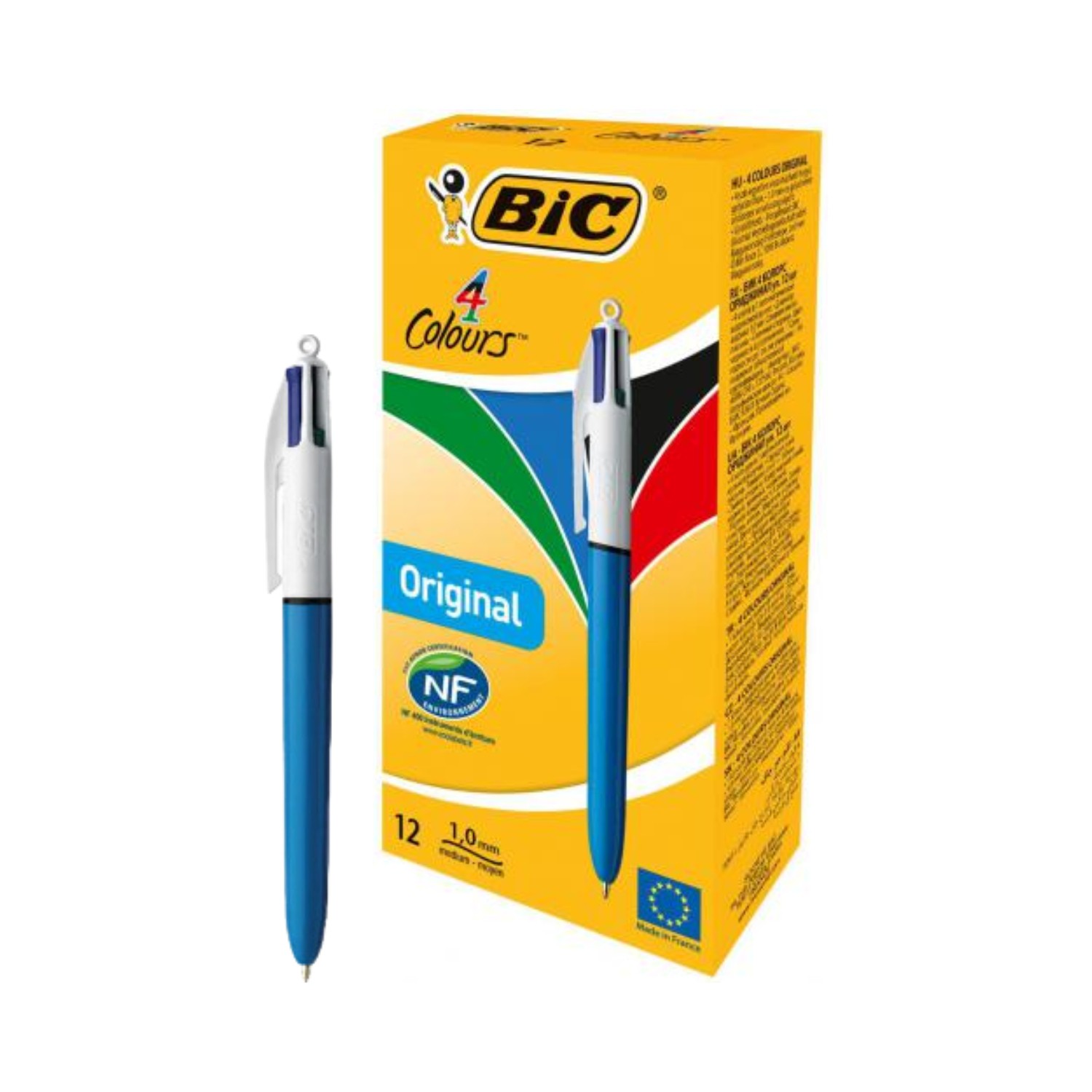 BIC+4+Colours+Retractable+Ballpoint+Pen