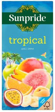 Sunpride+Tropical+Juice+Drink+1Litre+-+Pack+of+12+Cartons